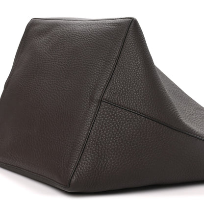 The Row Grained Calfskin Park Tote Three Dark Taupe 11 of 11
