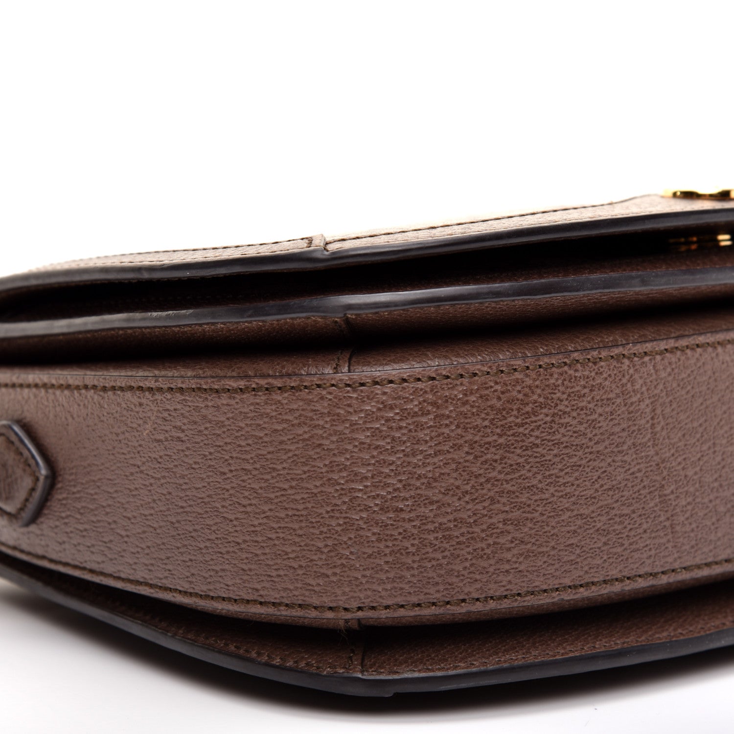 Gucci GG Supreme Monogram Web Small Ophidia Flap Messenger Bag Brown 6 of 11