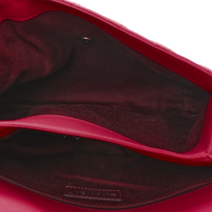 Chanel Lambskin Quilted Large Daily Supple Flap Dark Pink 5 of 10