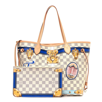 Louis Vuitton Damier Azur Summer Trunks Forte Dei Marmi Neo Neverfull MM 1 of 10