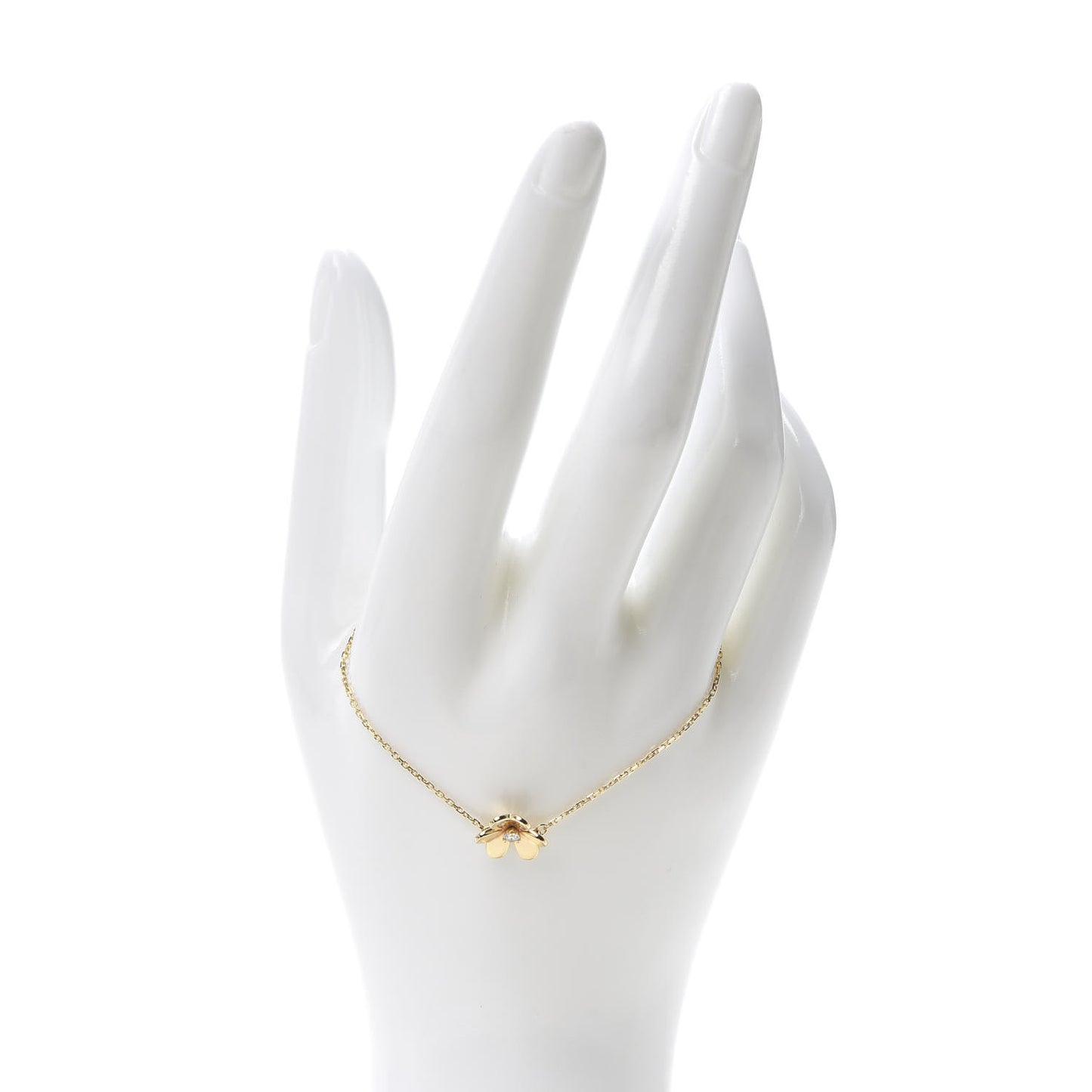 18K Yellow Gold Diamond Mini Frivole Bracelet