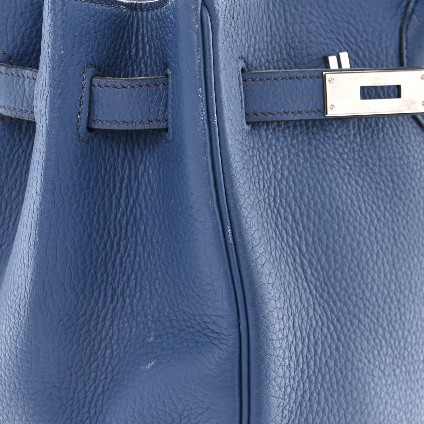 Taurillon Clemence Birkin 35 Bleu Brighton