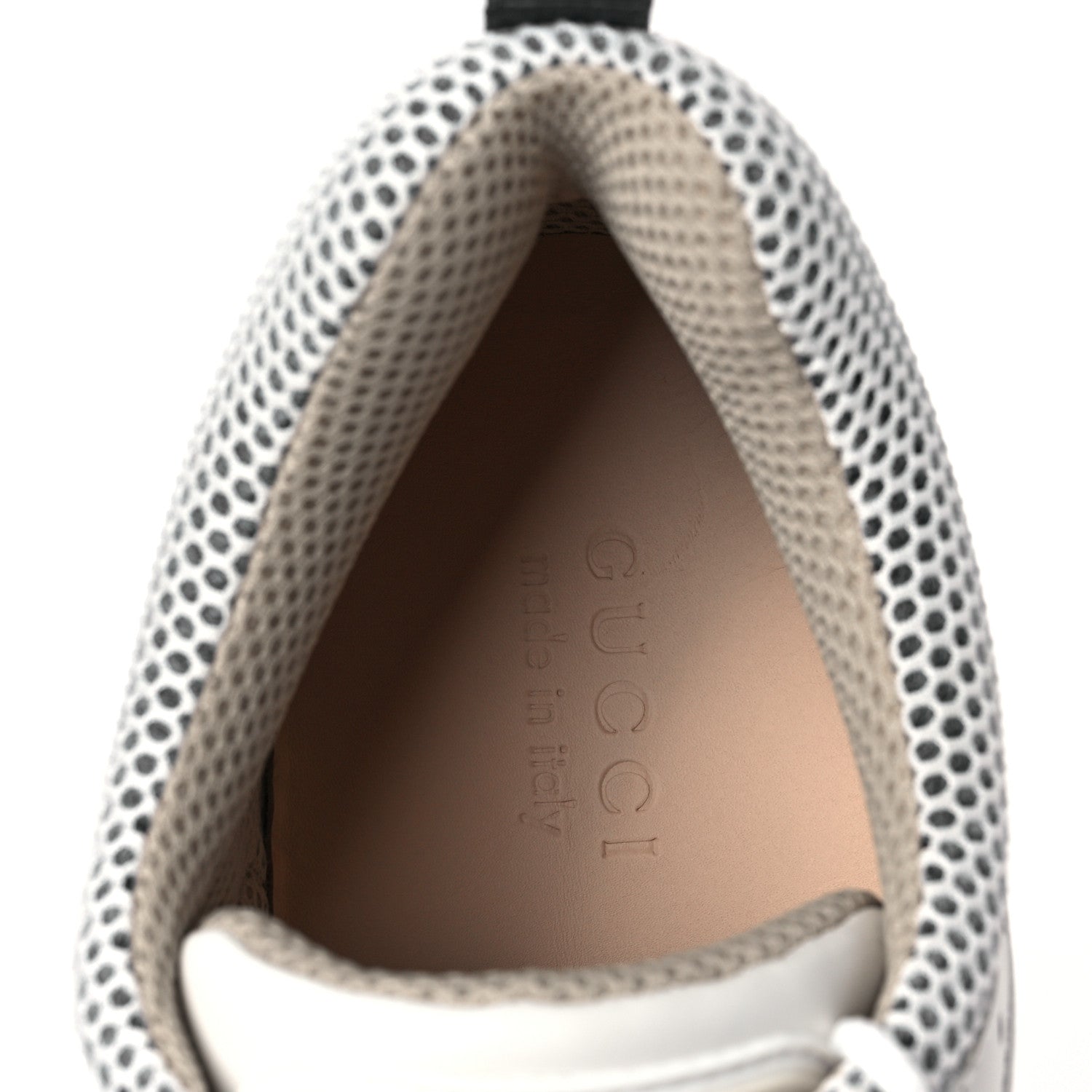 Gucci X SEGA Mesh Technical Canvas Nappa Reflective Mens Flashtrek Sneakers 11.5 Great White 7 of 7