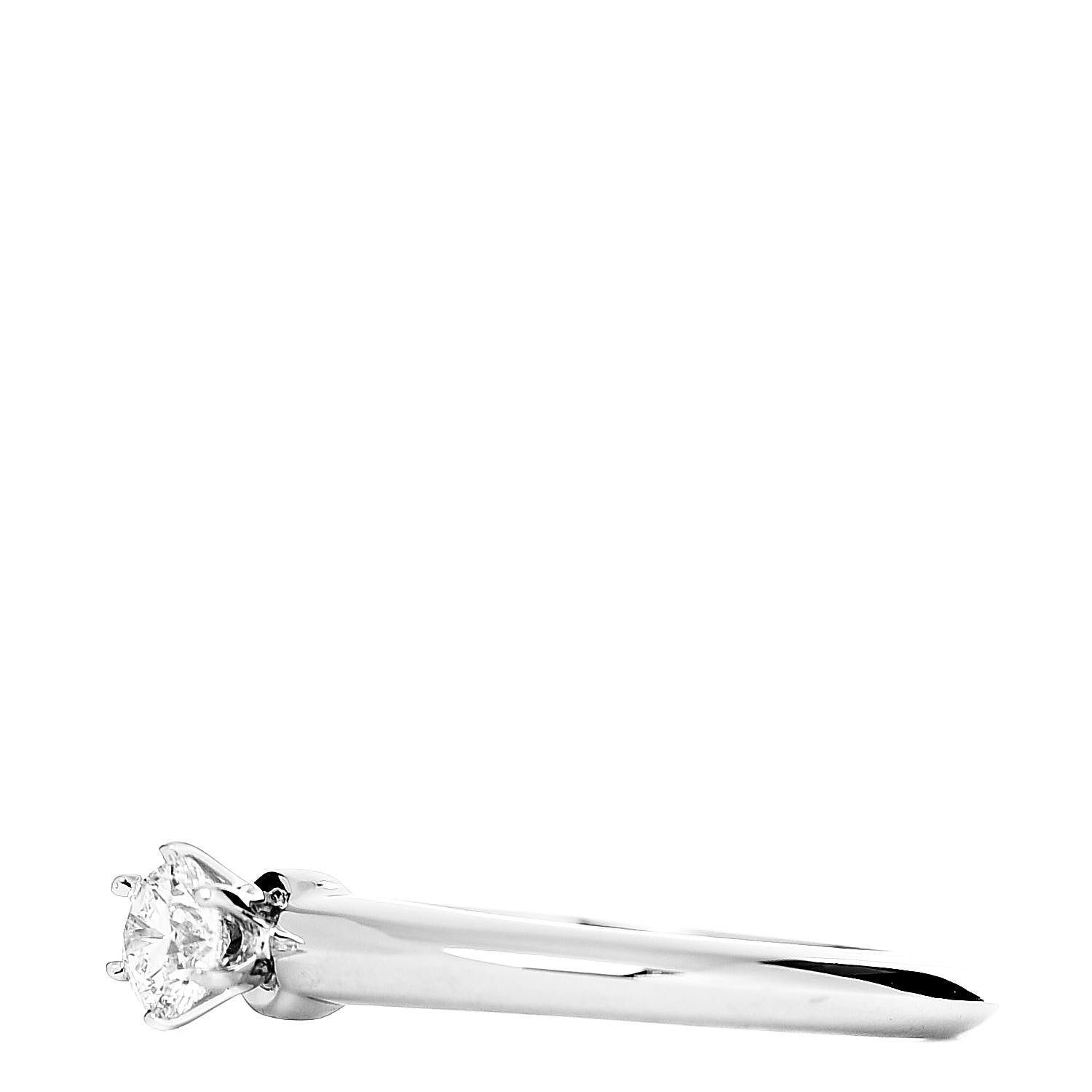 Tiffany Platinum Diamond .23ct Solitaire Engagement Ring 49 5 3 of 7