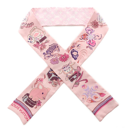 Louis Vuitton Silk Monogram Superstition Bandeau Rose Clair 1 of 3