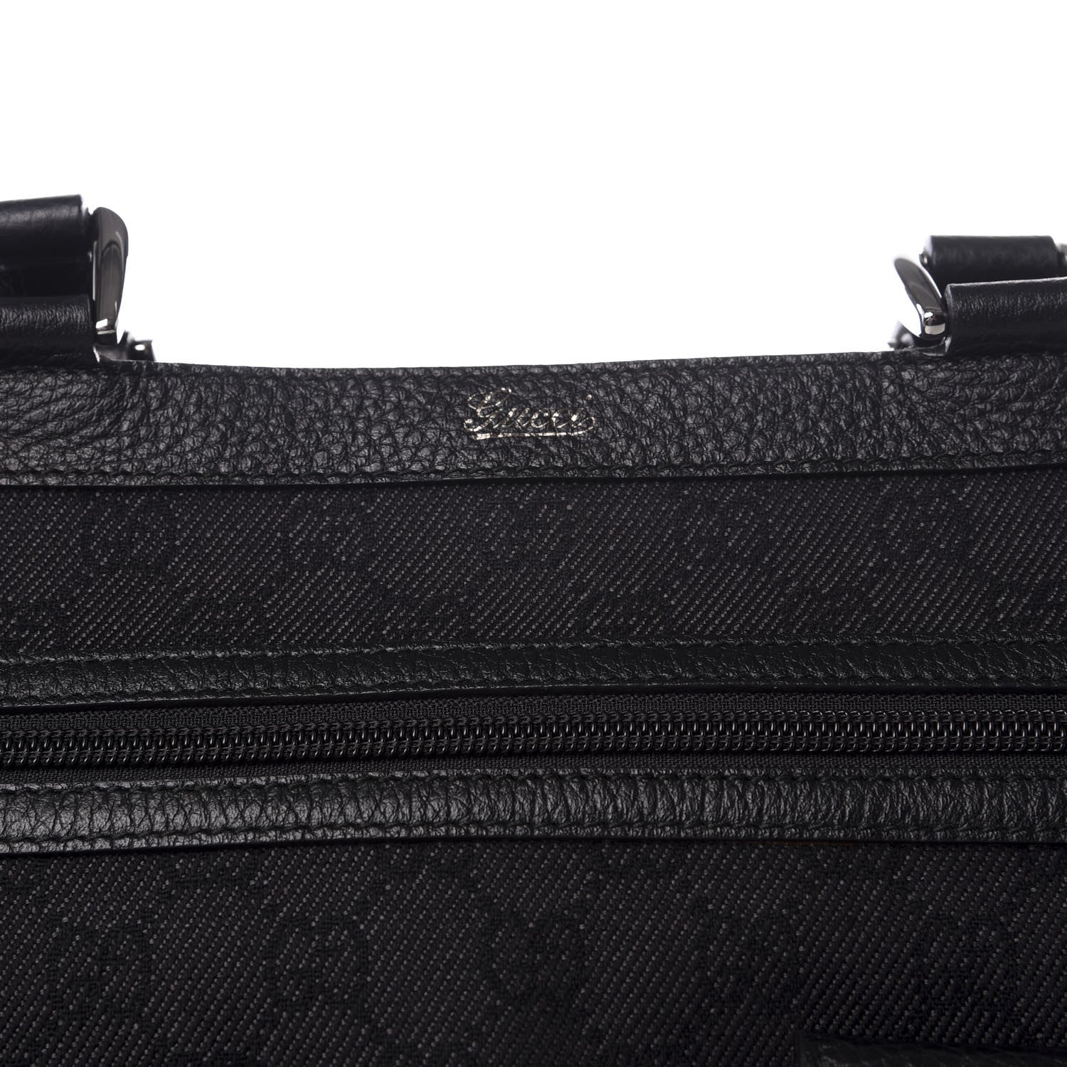 Gucci Monogram Abbey D Ring Tote Black 7 of 9