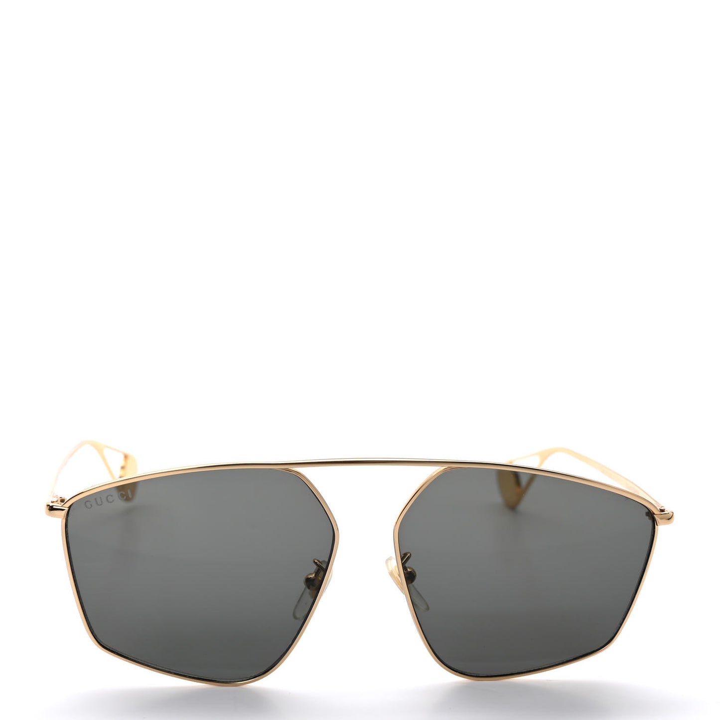 Square Frame GG0437SA Sunglasses Gold