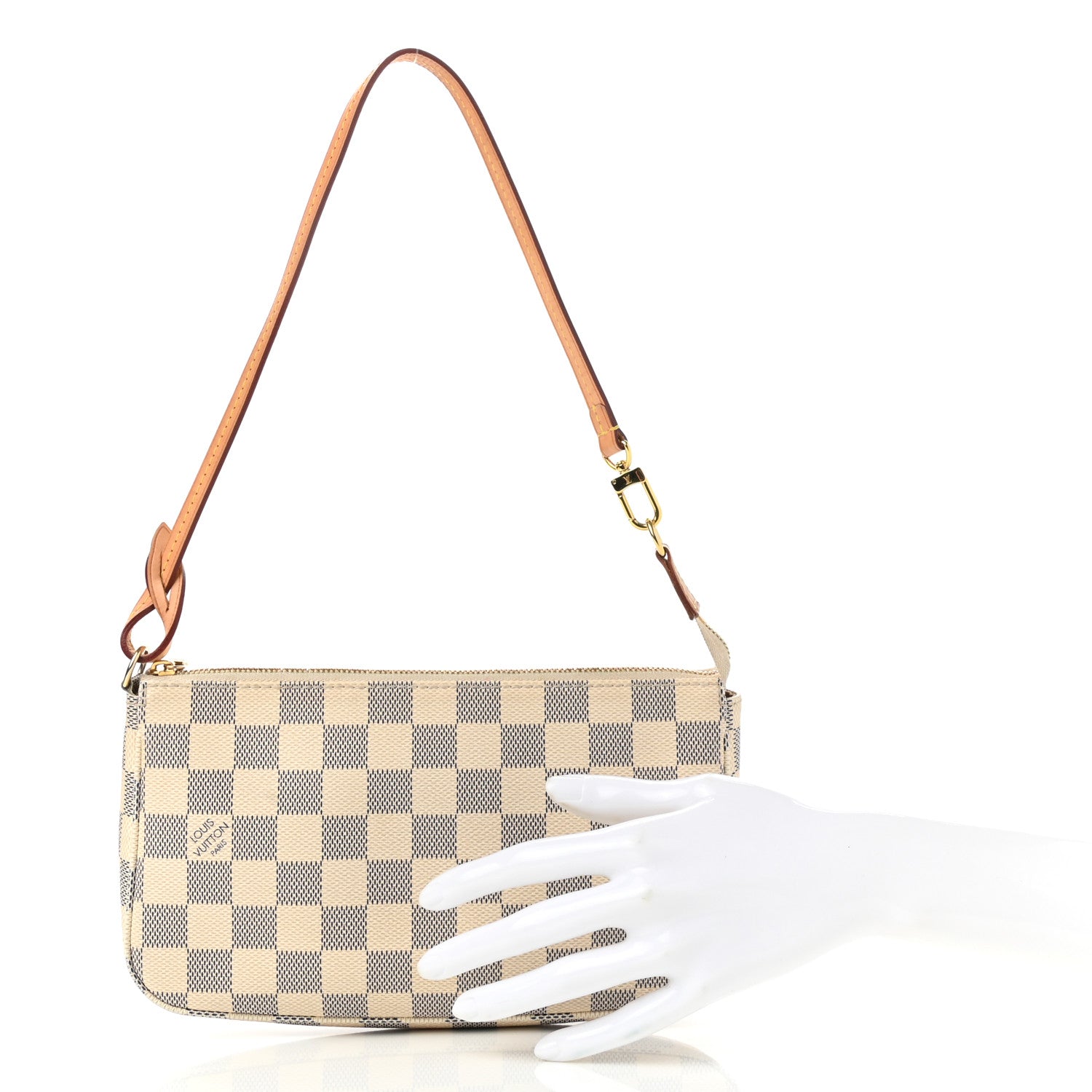 Louis Vuitton Damier Azur Pochette Accessories NM 2 of 8