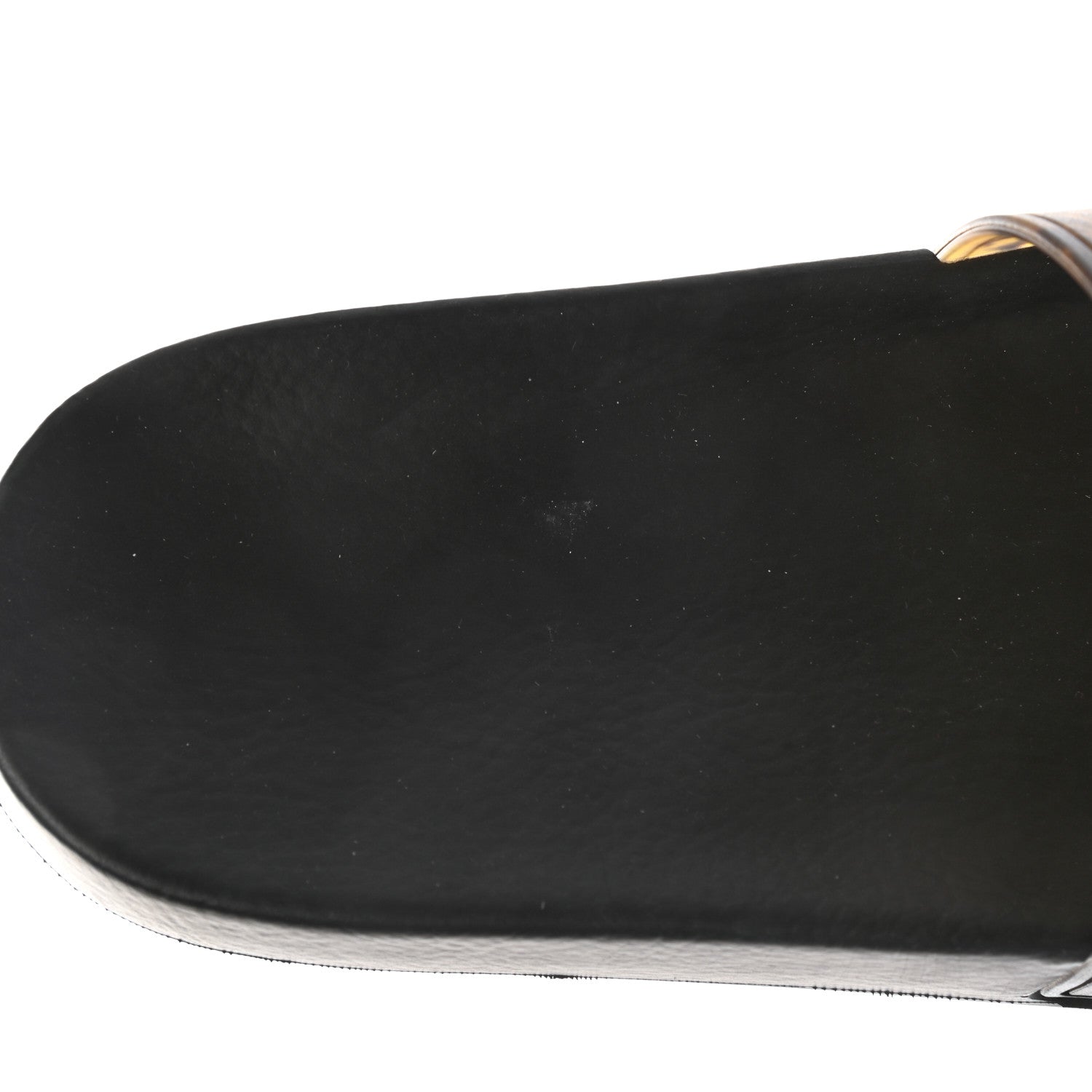 Givenchy Rubber Logo Pool Slide Sandals 38 Yellow Black 8 of 9