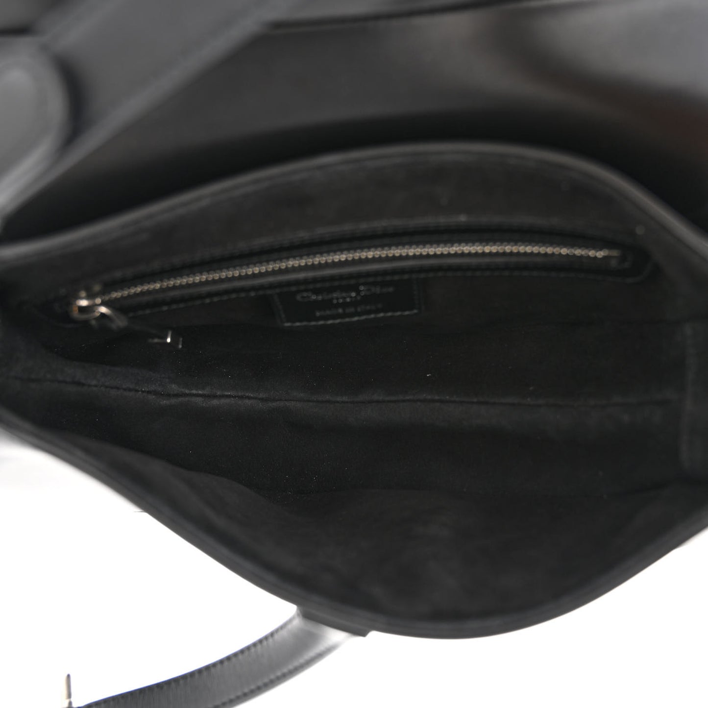 Calfskin Saddle Bag Black