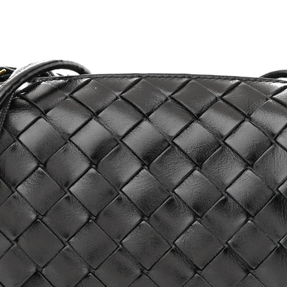 Bottega Veneta Nappa Intrecciato Metallic Knot Mini Loop Camera Bag Black 7 of 9