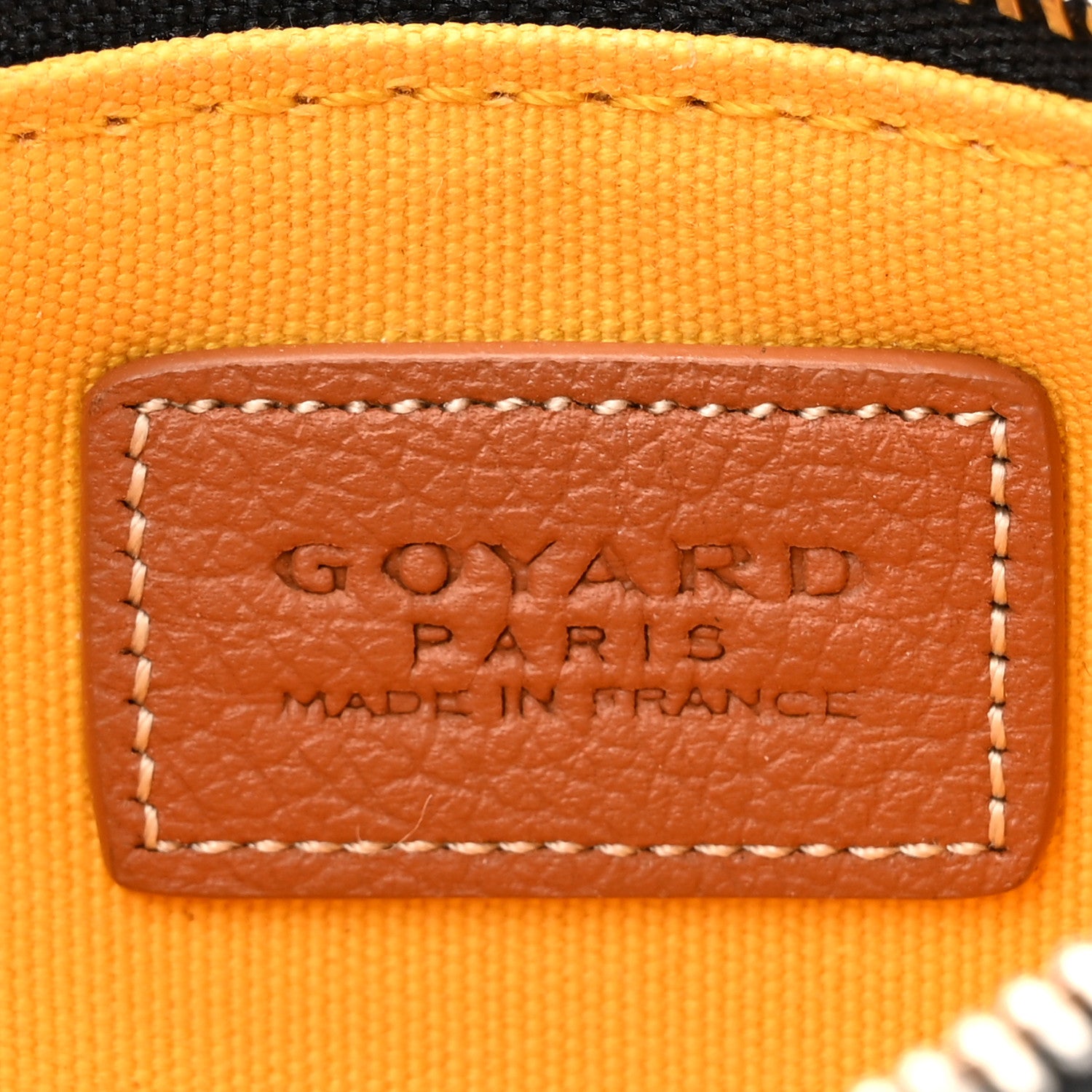 Goyard Goyardine Nano Senat Key Pouch Black Gold 6 of 8