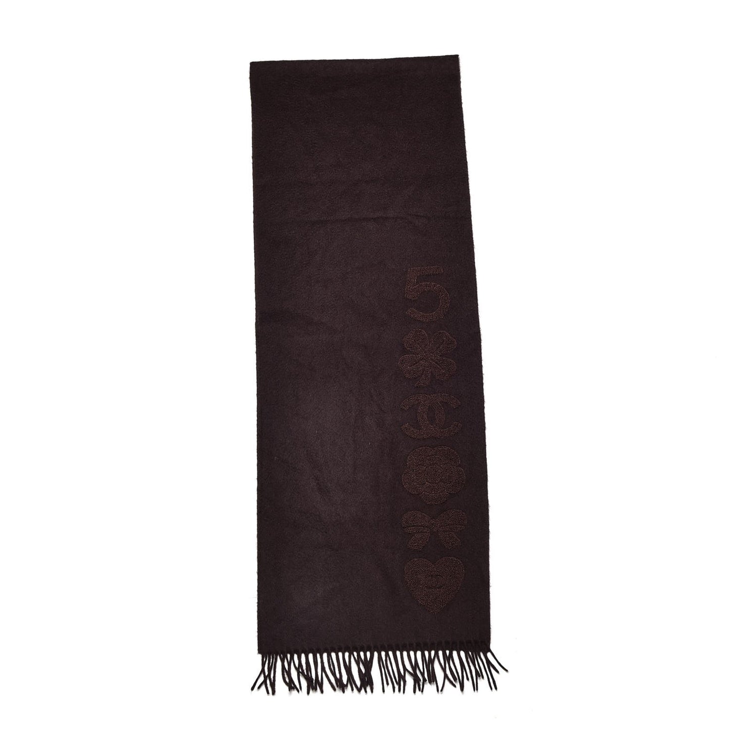 Cashmere CC Scarf Brown