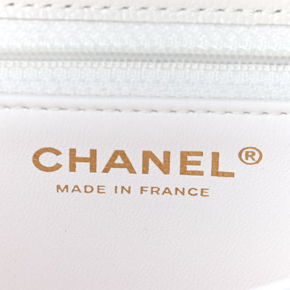 Chanel Caviar Quilted Mini Sweet Classic Flap White 6 of 9