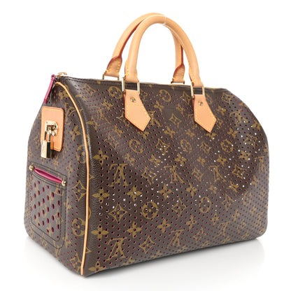 Louis Vuitton Monogram Perforated Speedy 30 Fuchsia 3 of 10