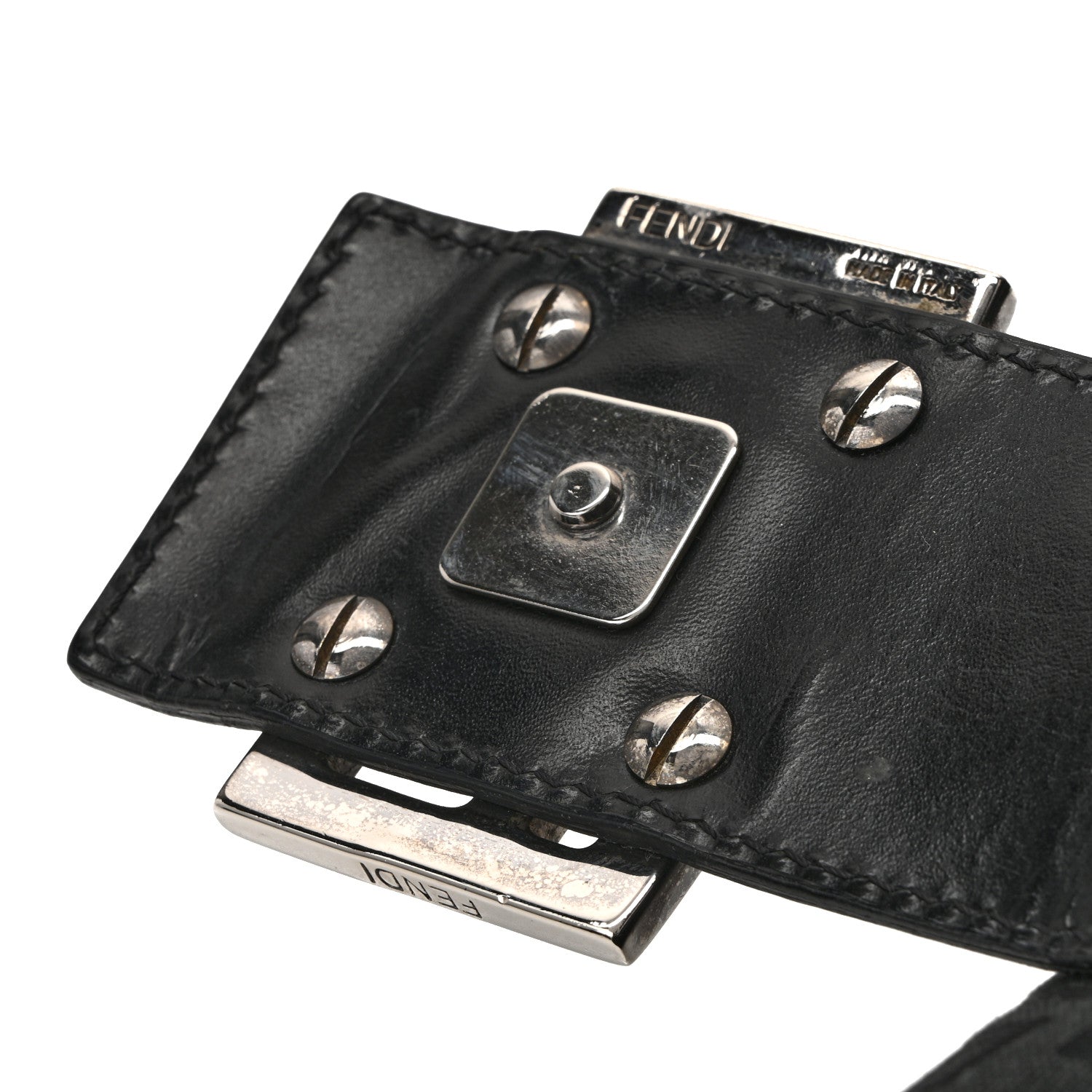 Fendi Zucchino Baguette Black 17 of 17