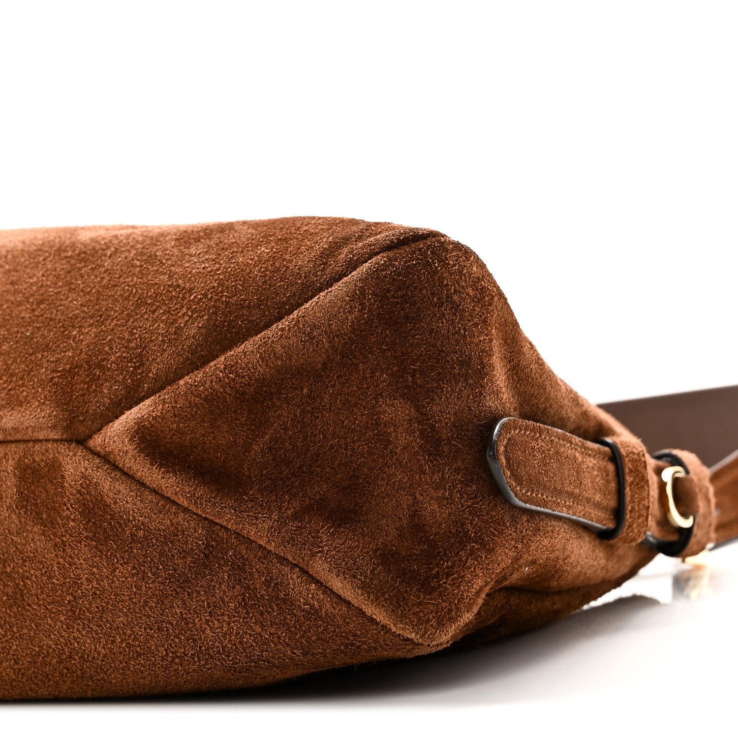 Prada Scamosciato Suede Medium Aimee Shoulder Bag Cacao 10 of 10