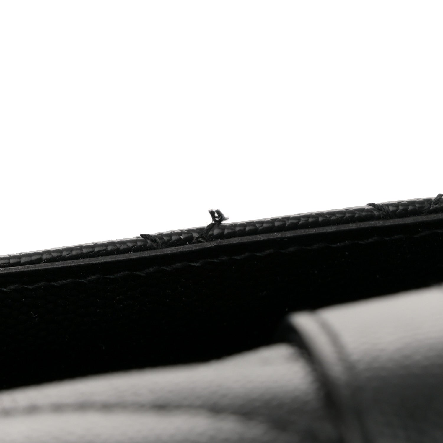 Saint Laurent Grain De Poudre Textured Mixed Matelasse Large Triquilt Monogram Monochrome Satchel Black 14 of 14