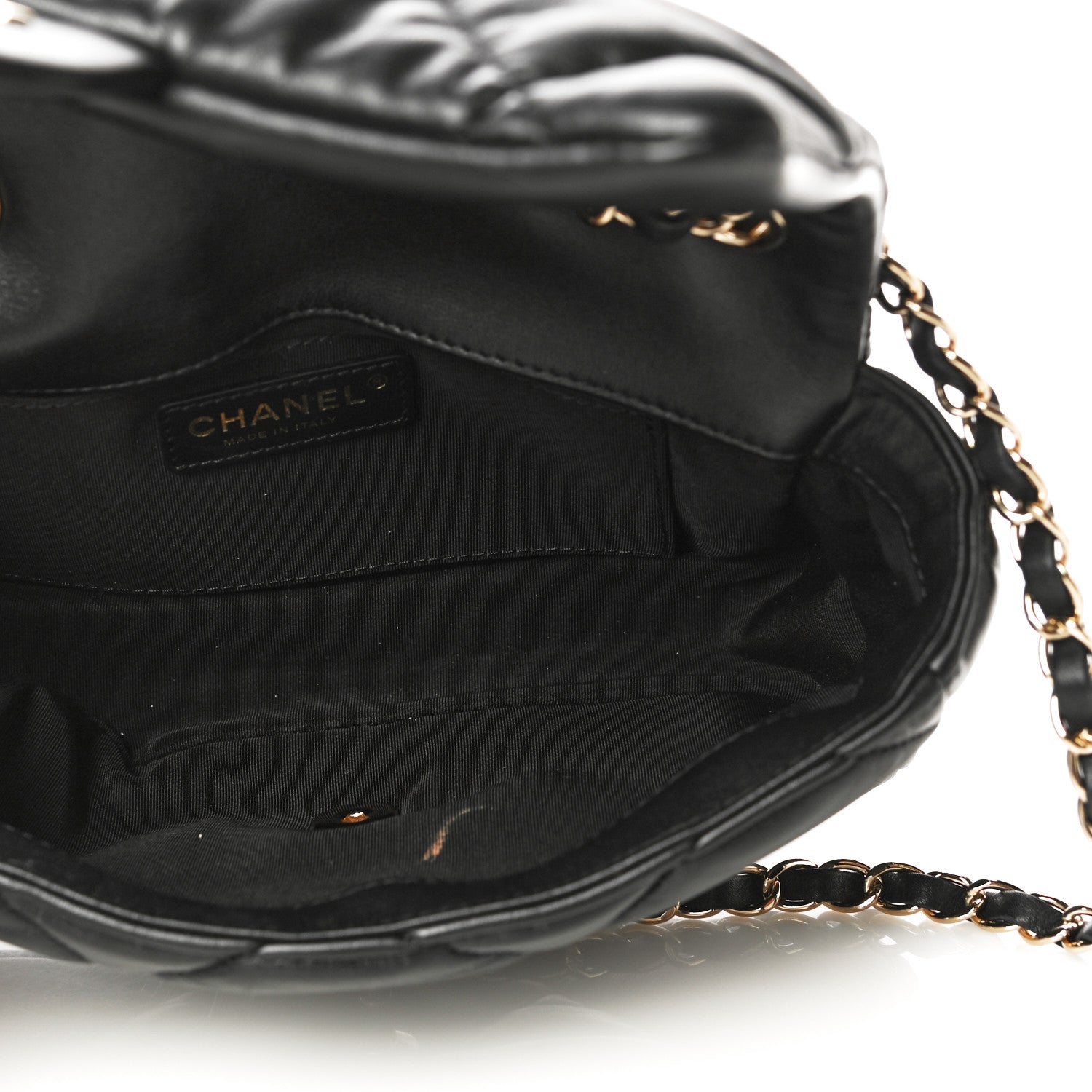 Chanel Calfskin Quilted Medium Bubbly Flap Black 5 of 13