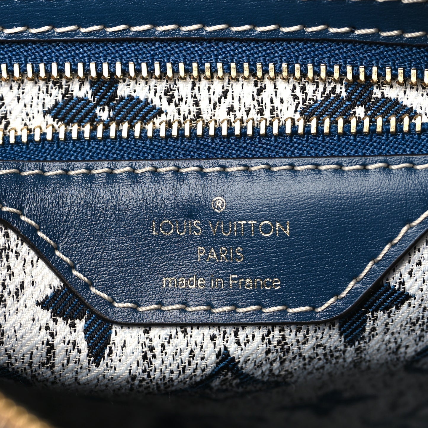 Monogram Jacquard Denim Speedy Bandouliere 25 Bleu