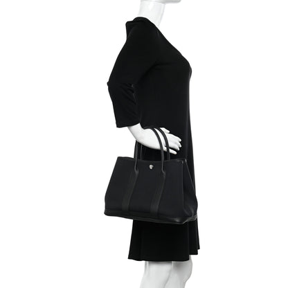 Hermes Toile Militaire Negonda Garden Party 30 TPM Black 2 of 10