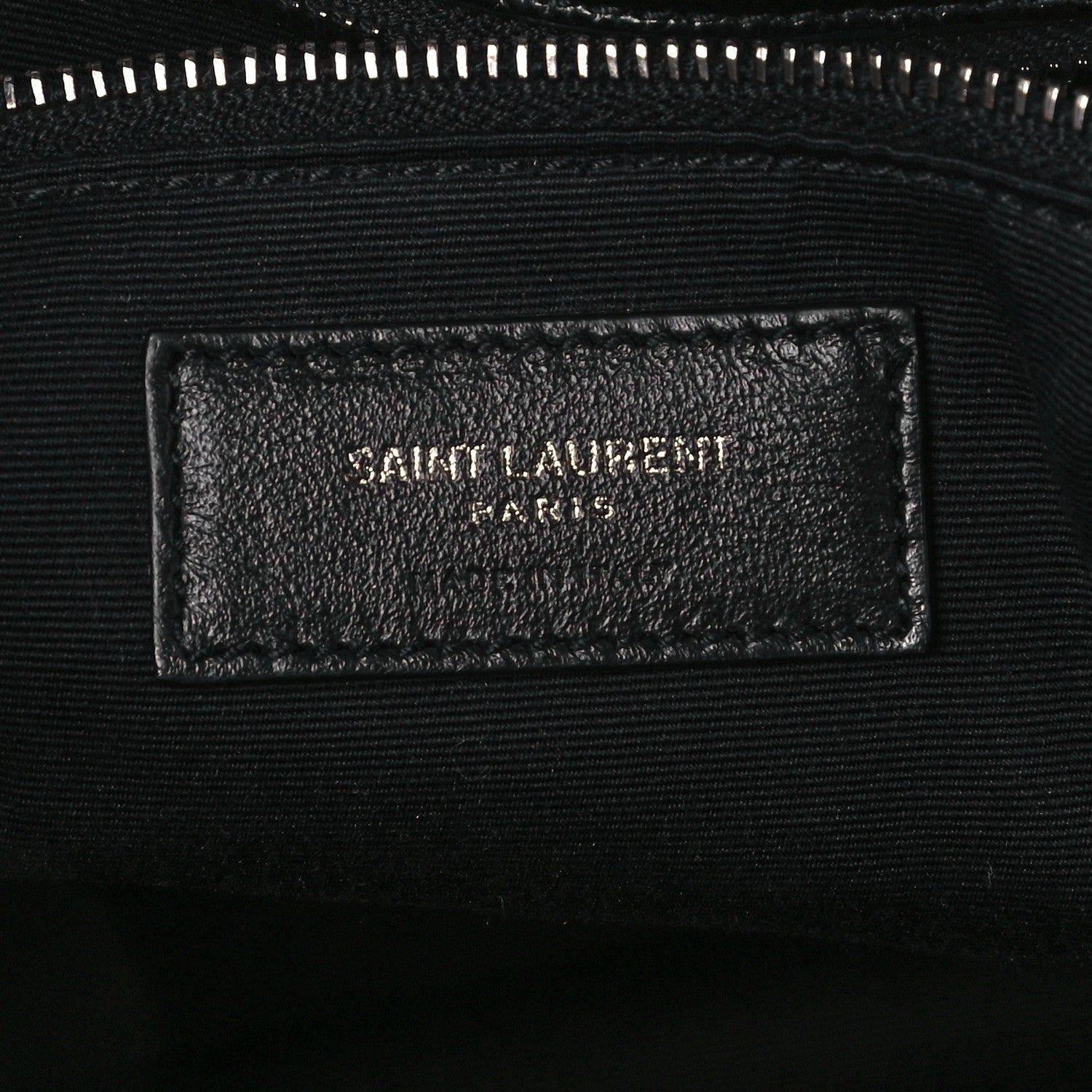 Saint Laurent Crinkled Calfskin Matelasse Monogram Large Niki Chain Satchel Black 6 of 10