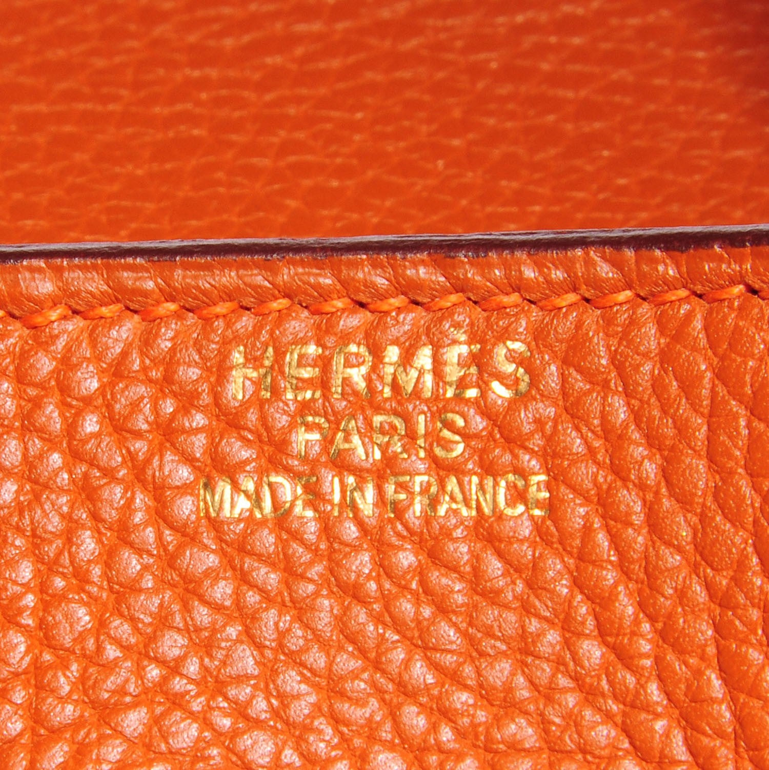 Hermes Taurillon Clemence JPG Birkin 42 Orange 15 of 17