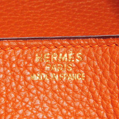 Hermes Taurillon Clemence JPG Birkin 42 Orange 15 of 17