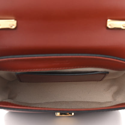 Chloe Shiny Calfskin Suede Mini C Bag Sepia Brown 5 of 9