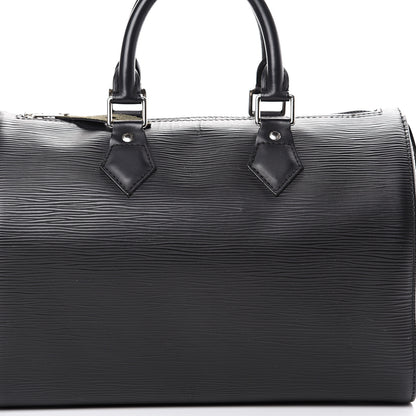 Louis Vuitton Epi Speedy 25 Black 8 of 14