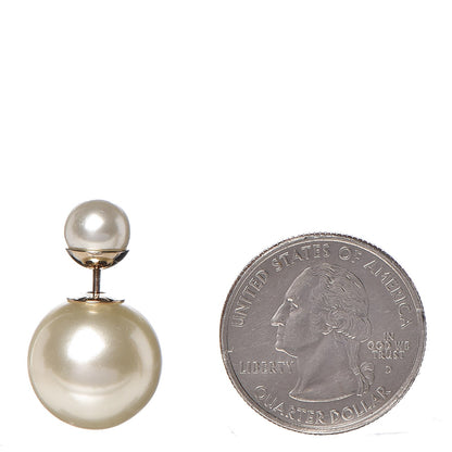 Christian Dior Pearl Mise En Dior Tribal Earrings 2 of 4