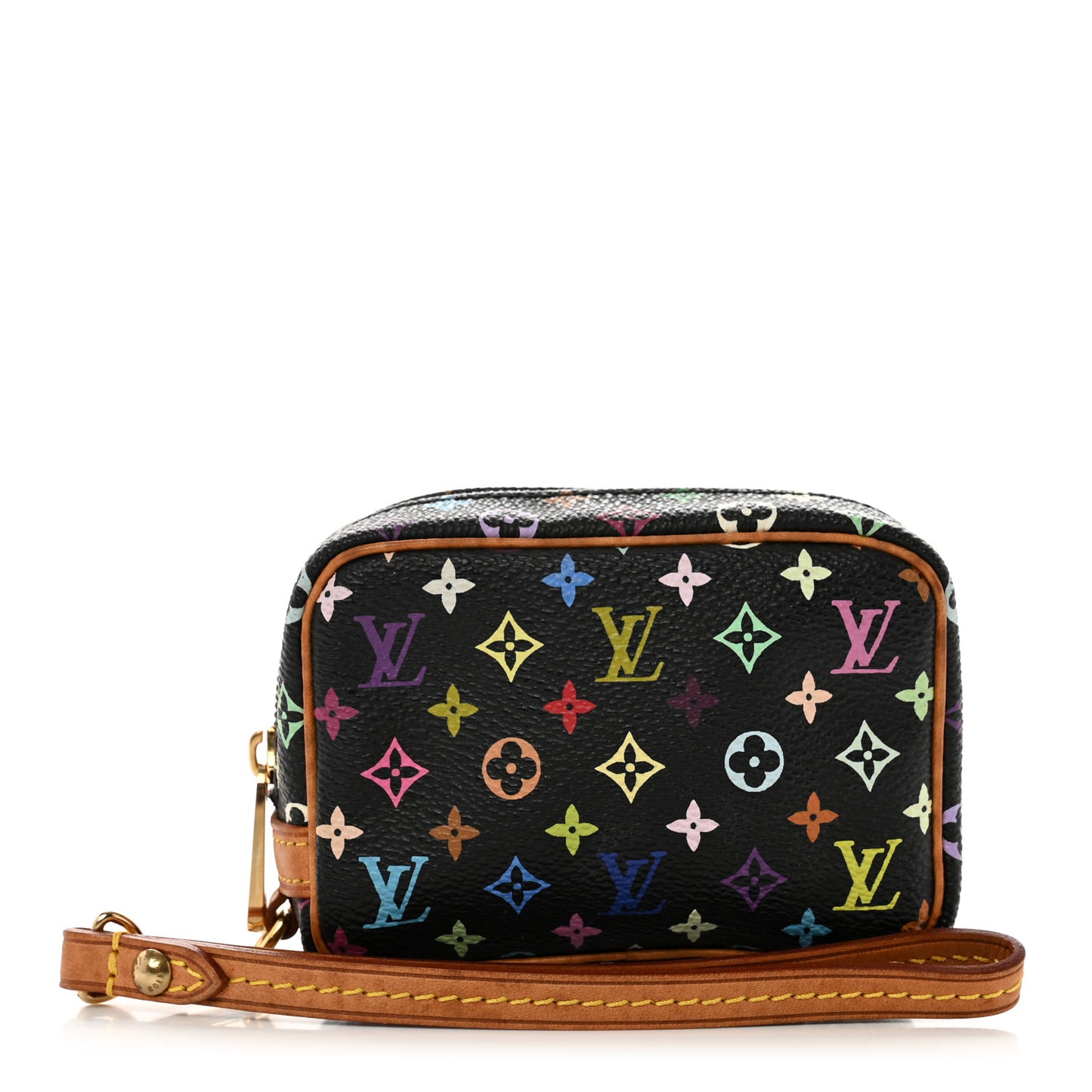 LOUIS VUITTON Monogram Multicolor Trousse Wapity Black