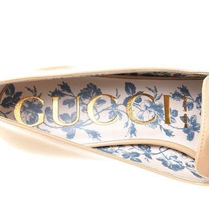 Gucci Vernice GG Victoire 55mm Loafer Pumps 37 Sand Storm 8 of 10