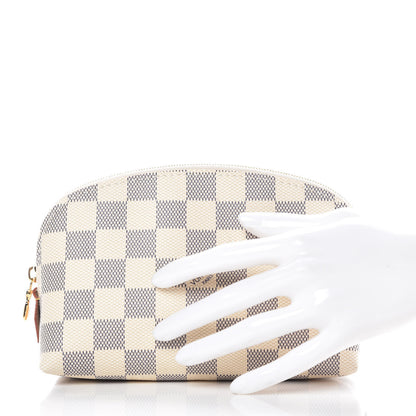 Louis Vuitton Damier Azur Cosmetic Pouch 2 of 9