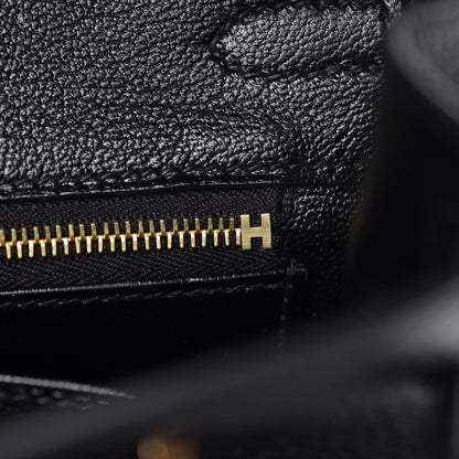 Hermes Togo Birkin 25 Black 21 of 33