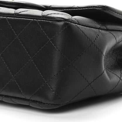 Chanel Lambskin Quilted Mini Rectangular Flap Black 9 of 10