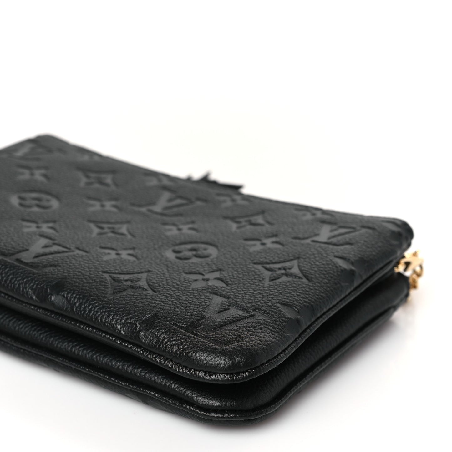 Empreinte Double Zip Pochette Black