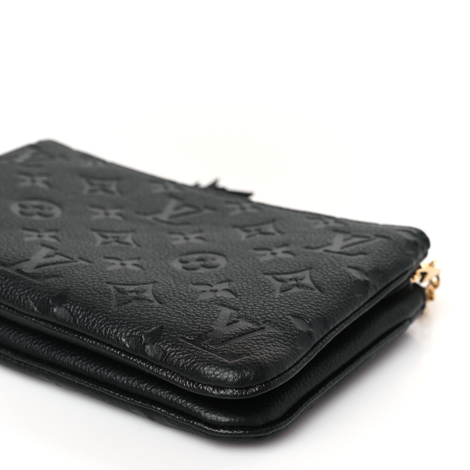 Louis Vuitton Empreinte Double Zip Pochette Black 8 of 9