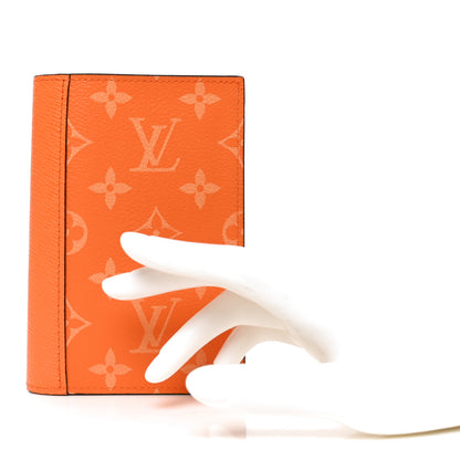 Louis Vuitton Taigarama Passport Cover Tangerine 2 of 6