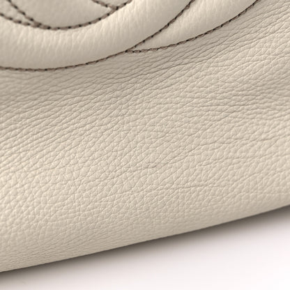 Gucci Pebbled Calfskin Large Soho Shoulder Bag Off White 18 of 19