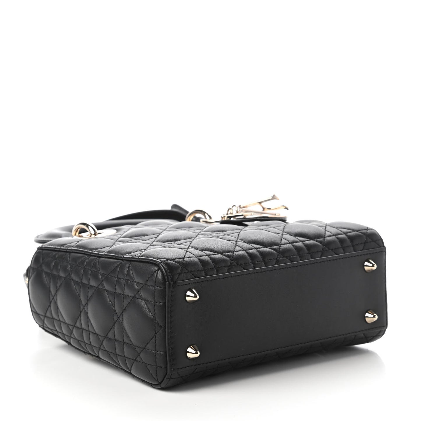 Lambskin Cannage Small My ABCDior Lady Dior Black