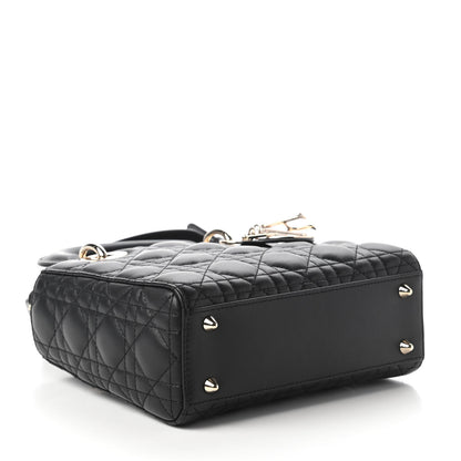 Christian Dior Lambskin Cannage Small My ABCDior Lady Dior Black 4 of 11