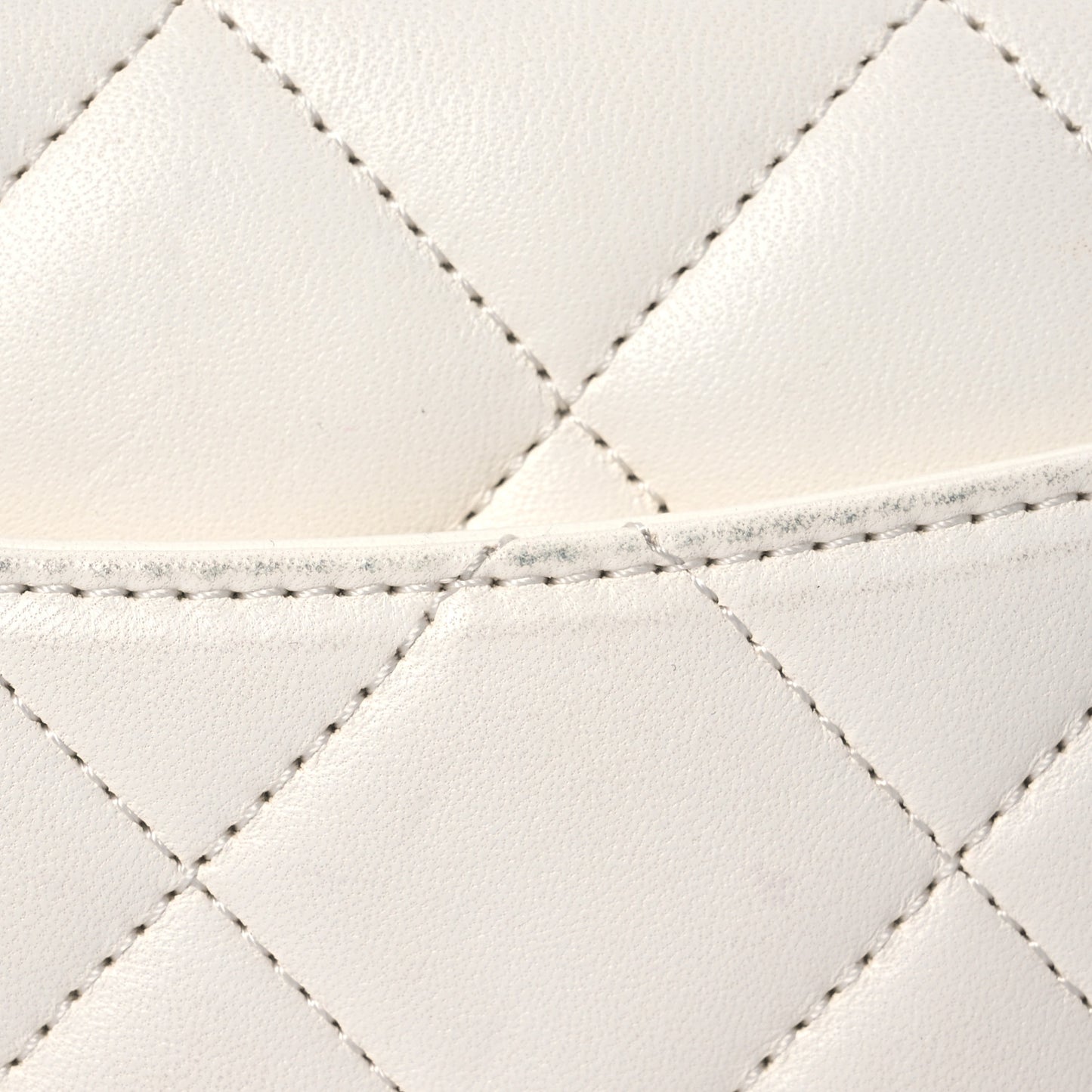 Lambskin Quilted Small Trendy CC Dual Handle Flap Bag White