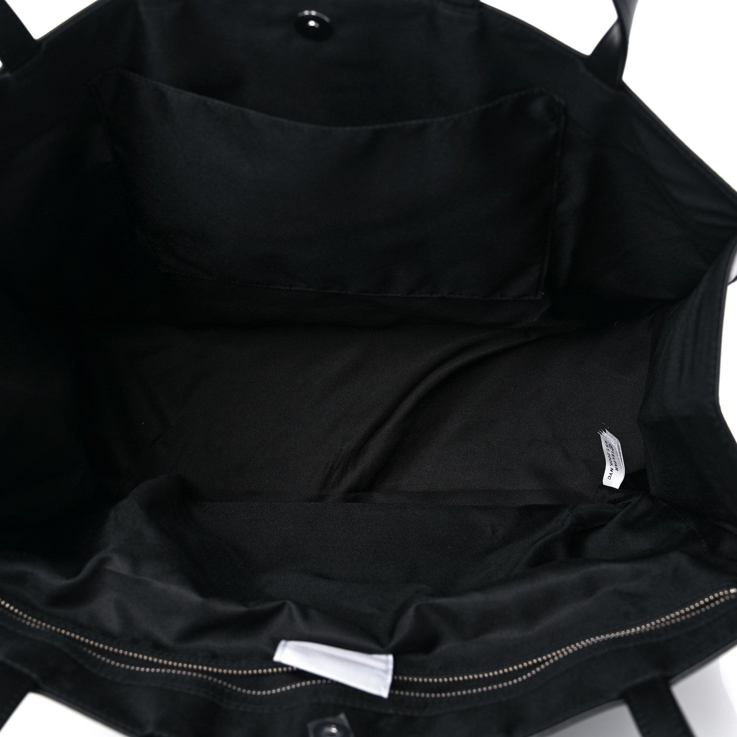 Telfar Vegan Leather Large Shopping Bag Black 5 of 9