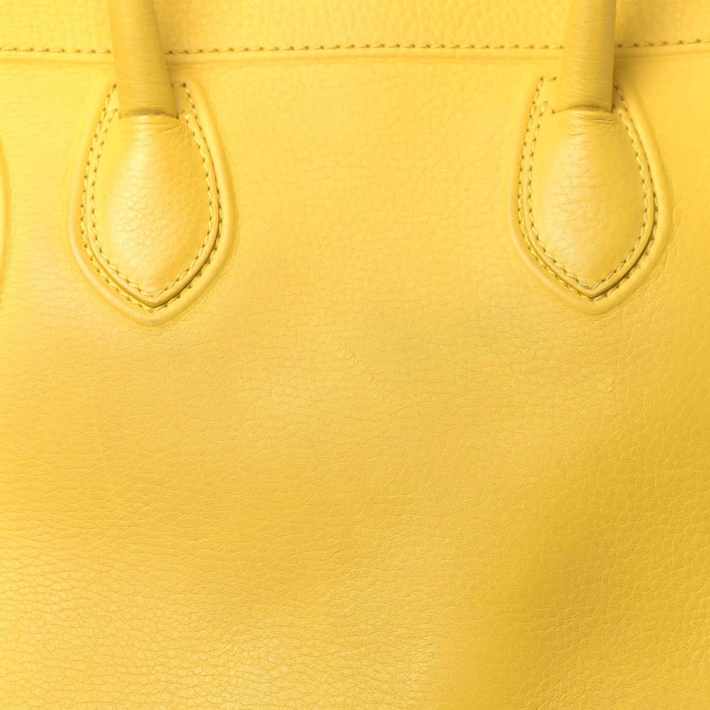 Grained Calfskin Medium Phantom Luggage Yellow