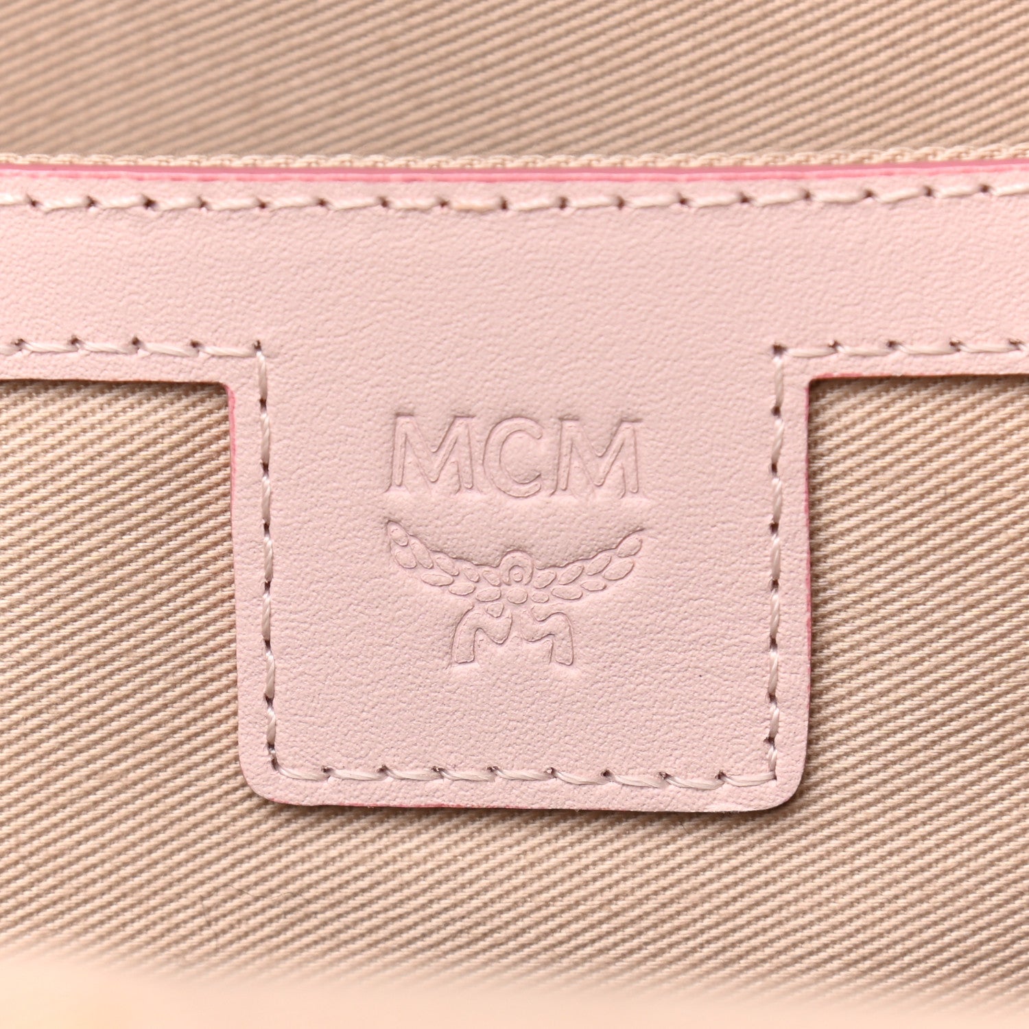 MCM Visetos Small Side Stud Stark Backpack Light Pink 10 of 17