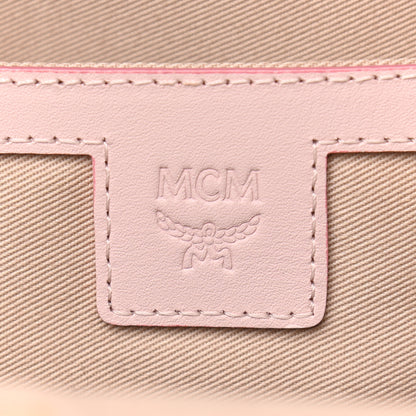 MCM Visetos Small Side Stud Stark Backpack Light Pink 10 of 17