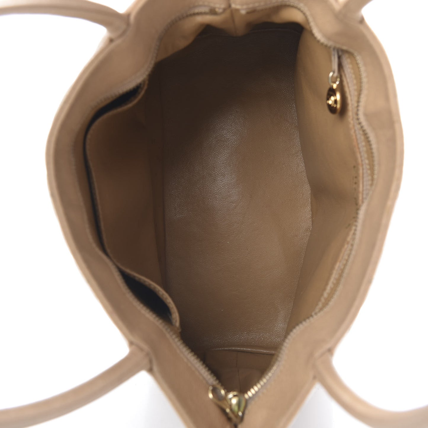 Caviar Quilted Medallion Tote Beige