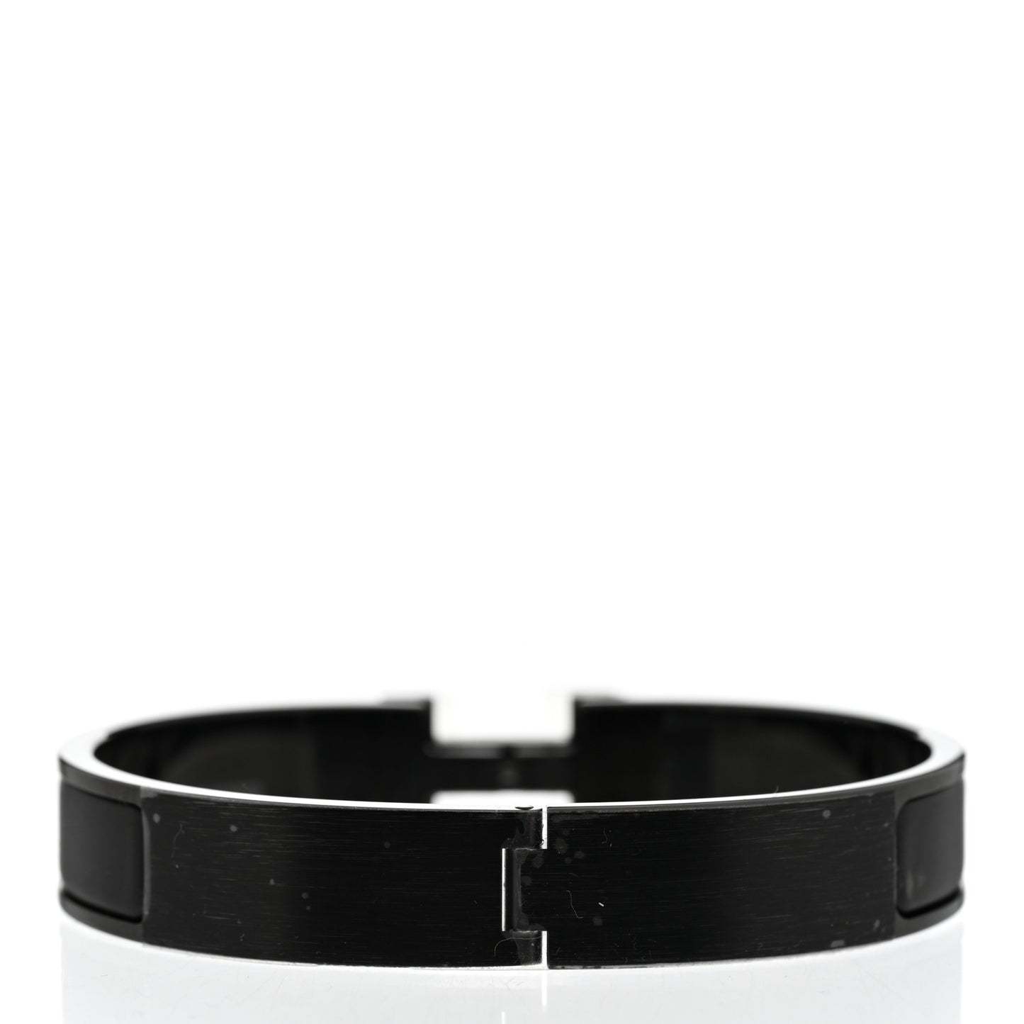 Matte Enamel Narrow Clic Clac HH Bracelet So Black