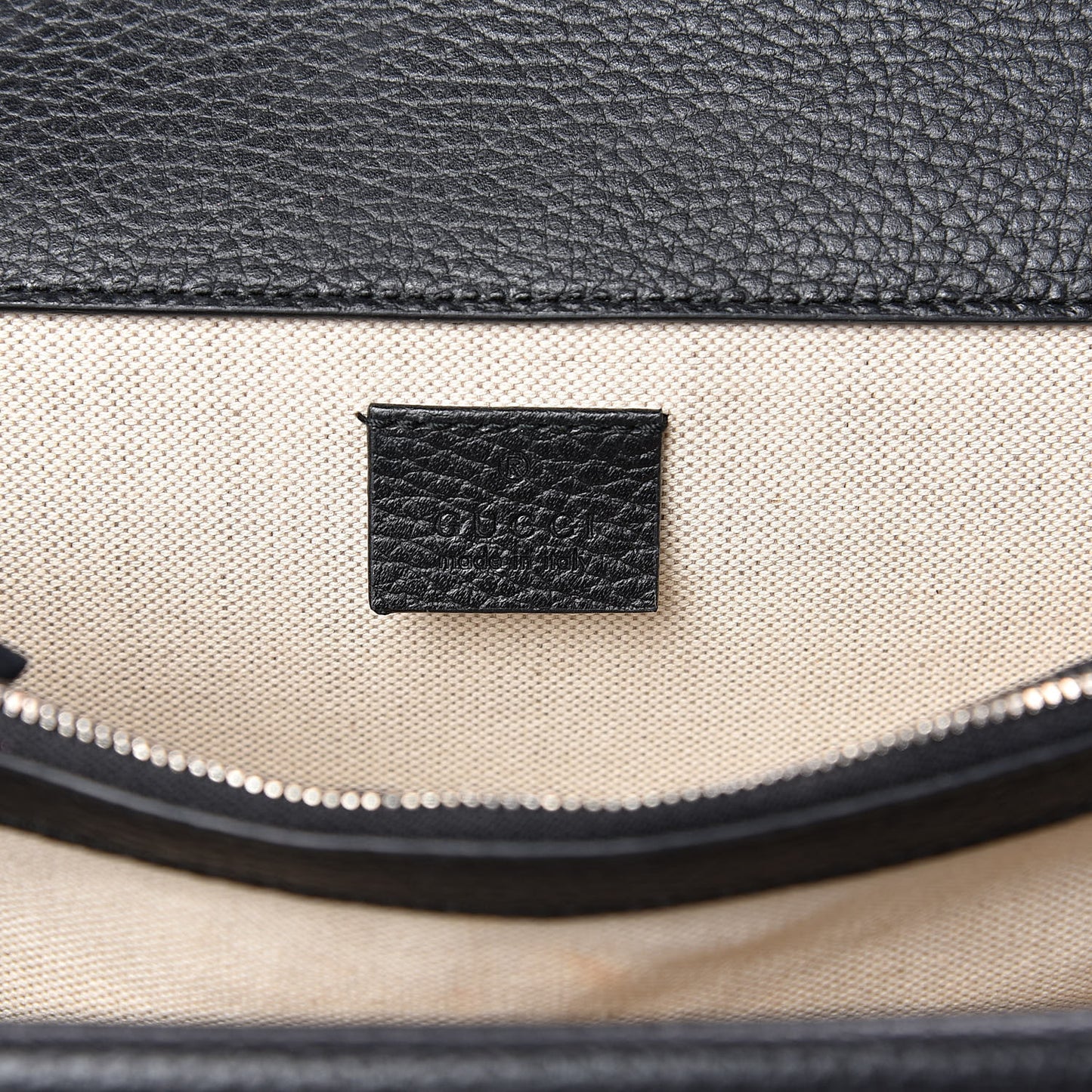 Pebbled Calfskin Small Dionysus Shoulder Bag Black
